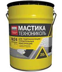 Мастика гидроизоляционная ТЕХНОНИКОЛЬ № 24 (МГТН)