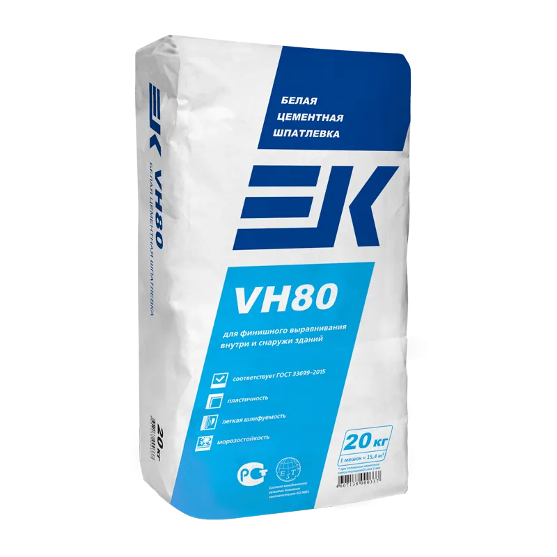 Цементная шпатлевка ЕК VH30/VH80